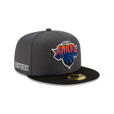 Sapca New Era New York Knicks NBA City Edition Alt 59FIFTY Fitted - Gri